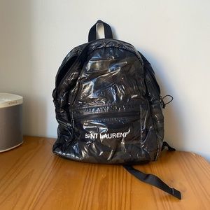 Saint Laurent Camo Backpack
